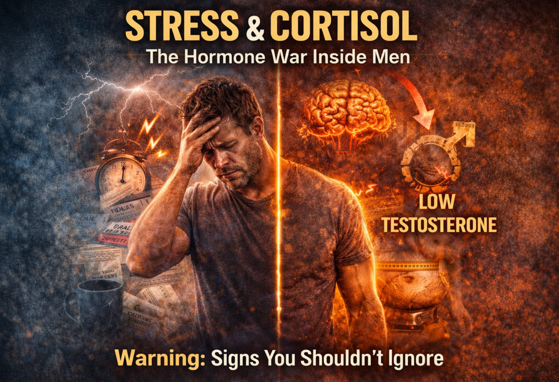 Stress and Cortisol: The Hormone War Inside Men
