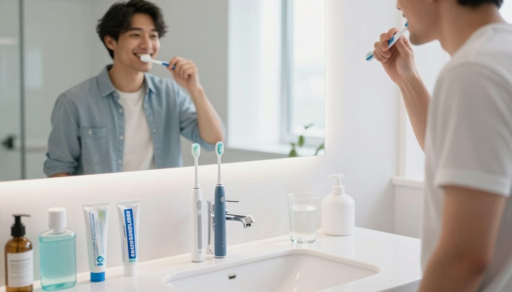 daily oral hygiene and gum care